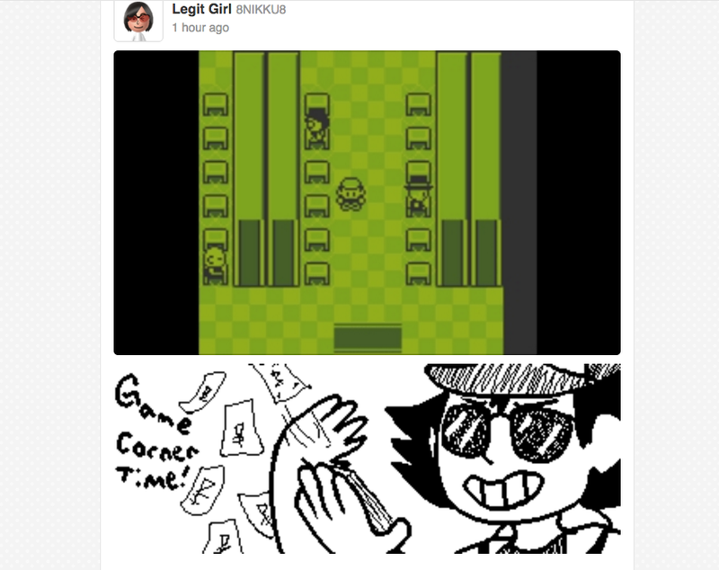 Illustration for article titled Pokémon Red, Blue and Yellow's Miiverse Is Amazing